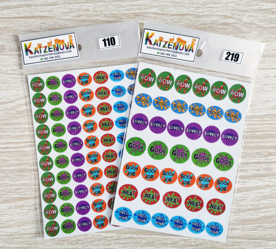 Paint splash stickers