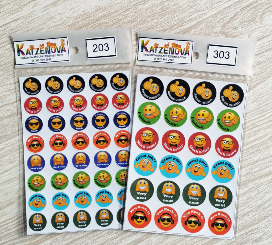 Emoji reward stickers