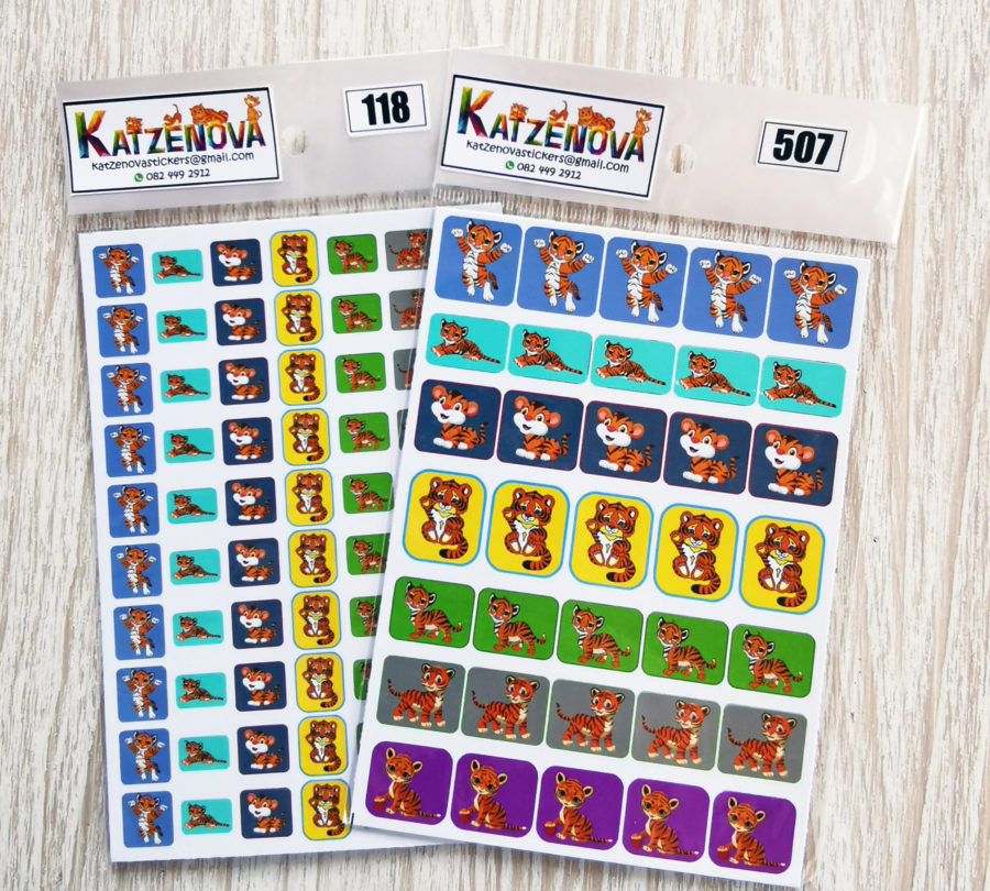 Tiger stickers
