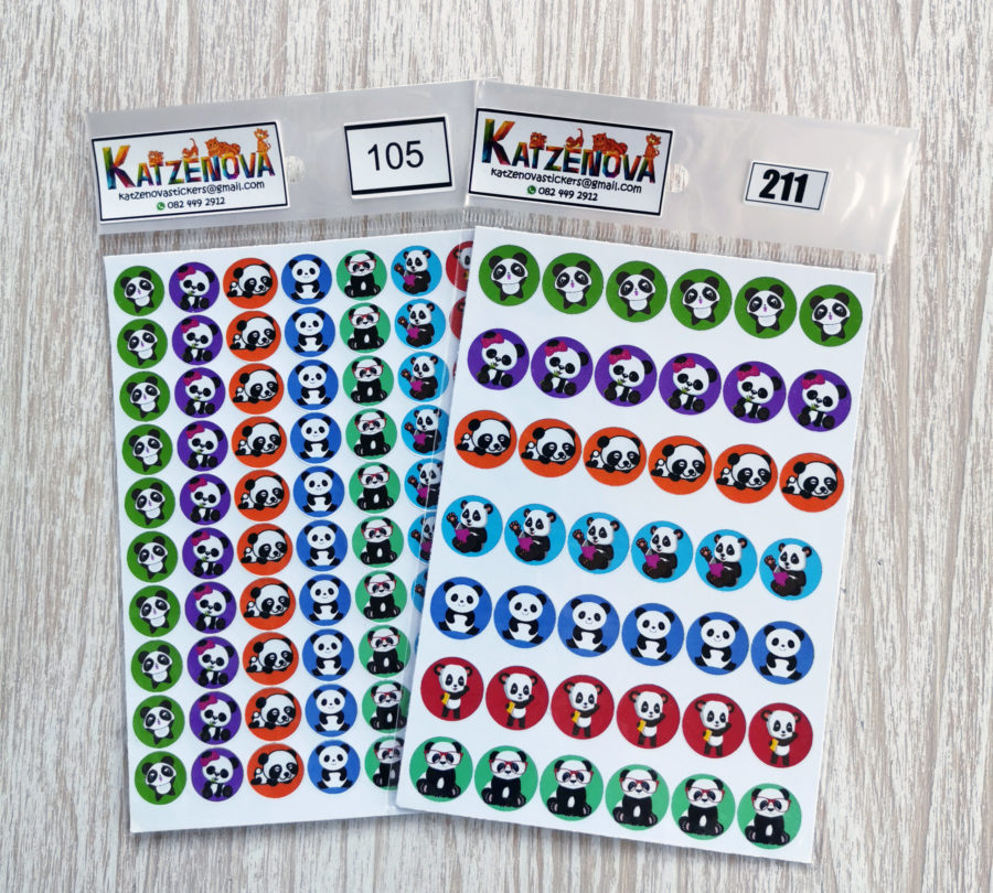 Panda stickers