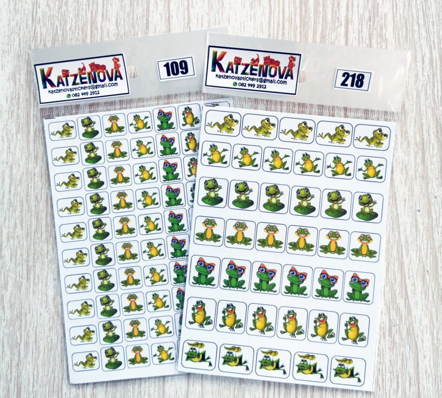Frog stickers