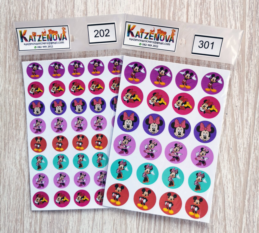 Mini mouse stickers
