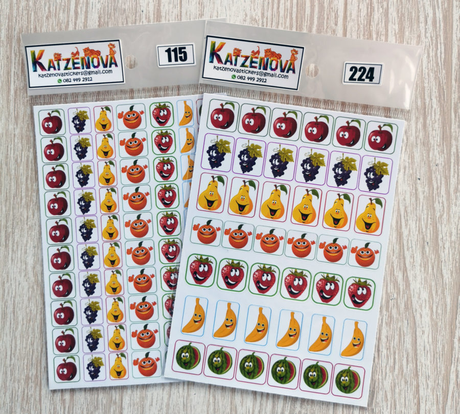 Fruit stickers