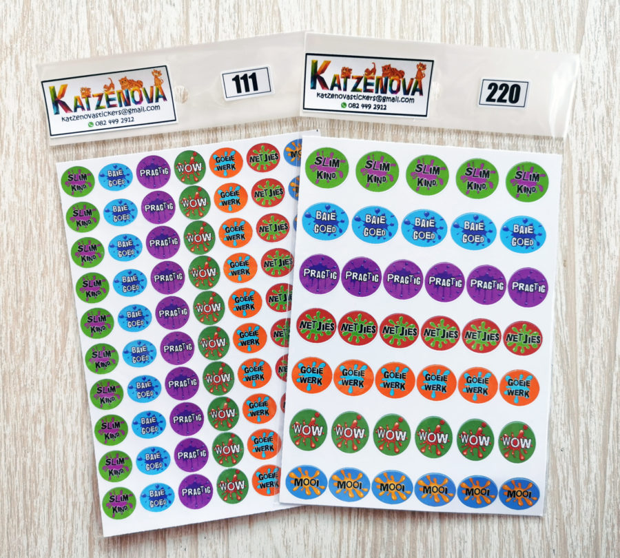 Verf spatsels stickers