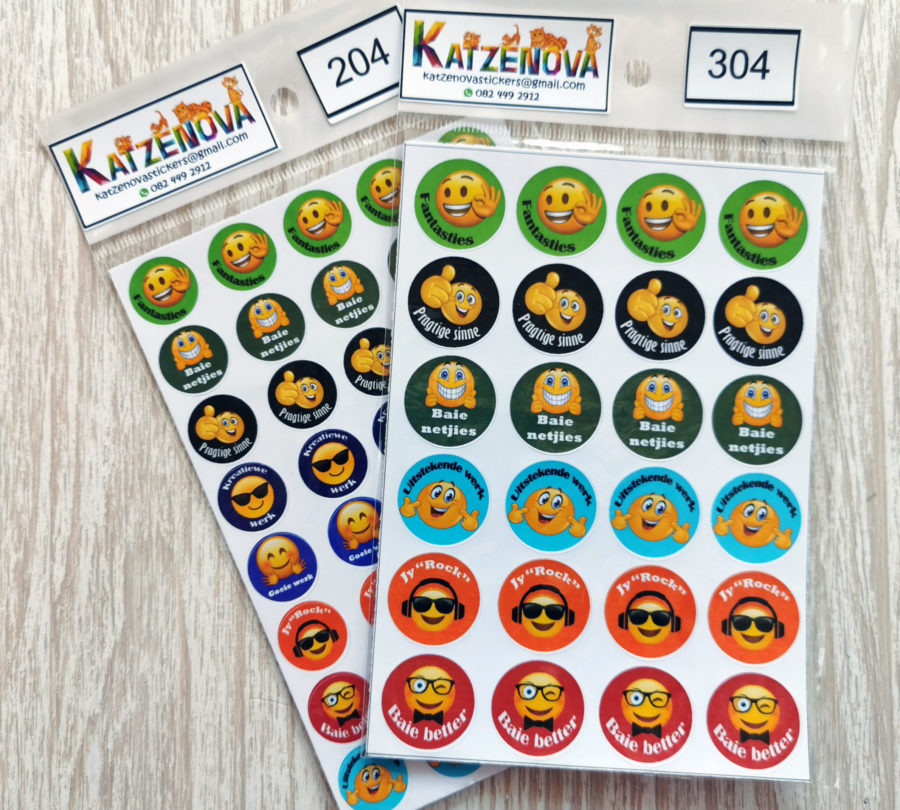 Emoji motiverings plakkers
