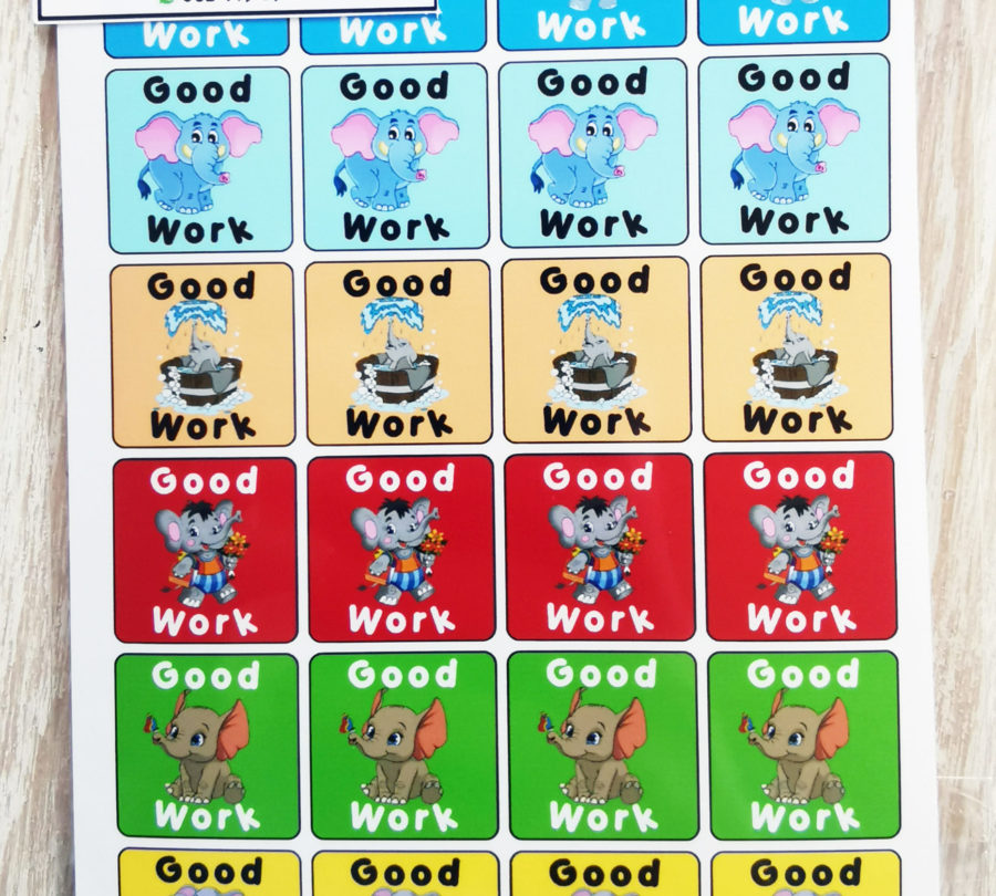 Elephant motivational 2 stickers