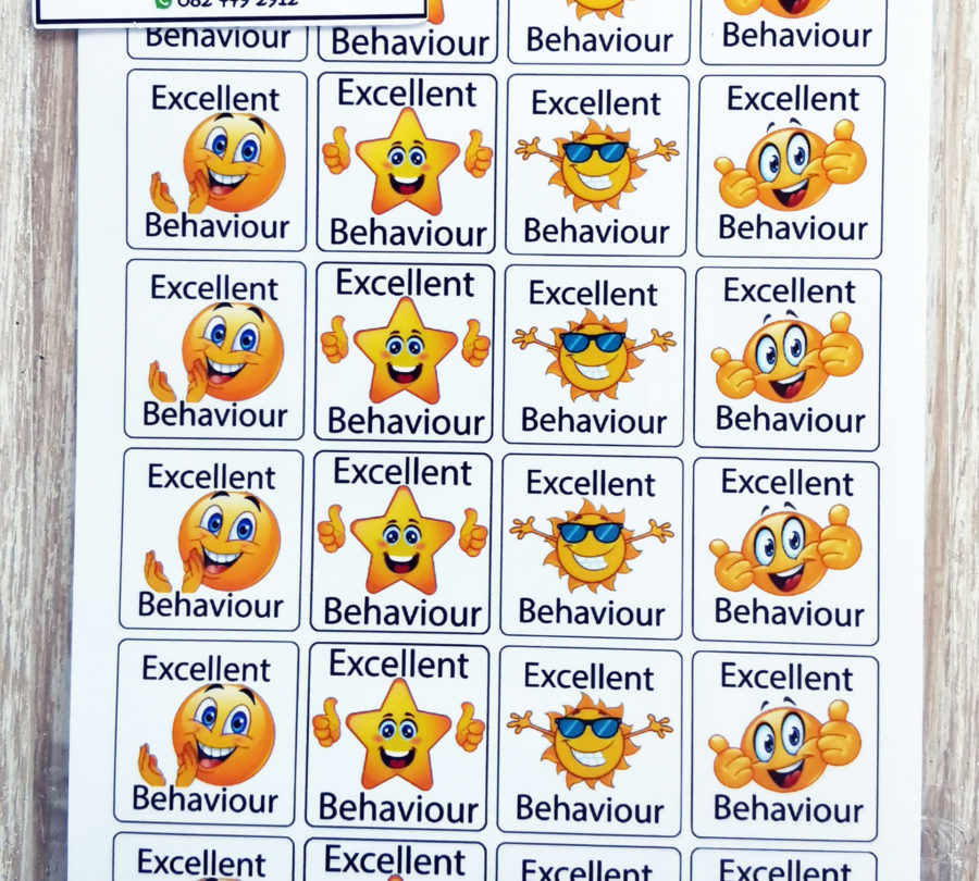 Behaviour stickers