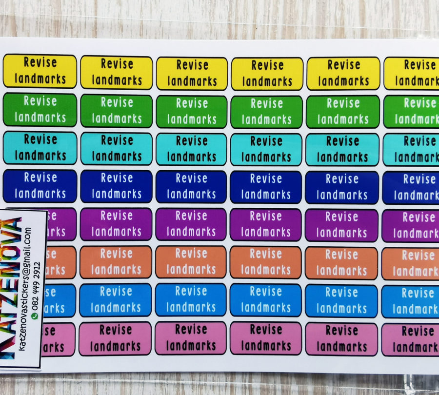 Revise landmarks stickers