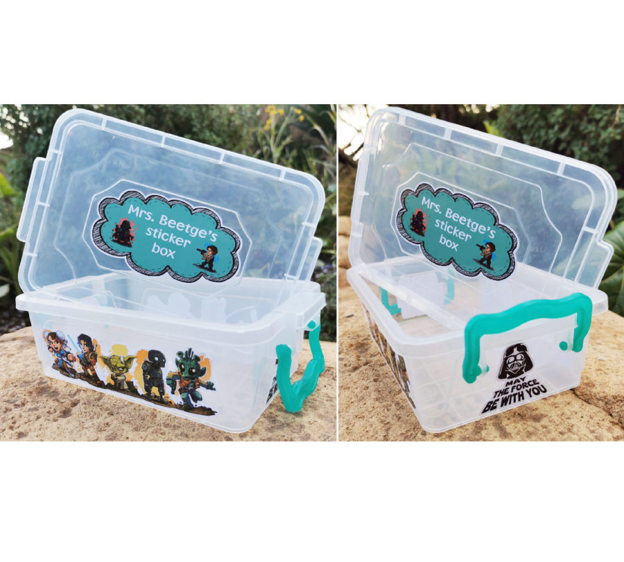 Star wars sticker box