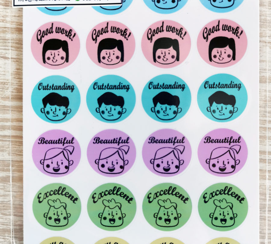 Kids motivation stickers