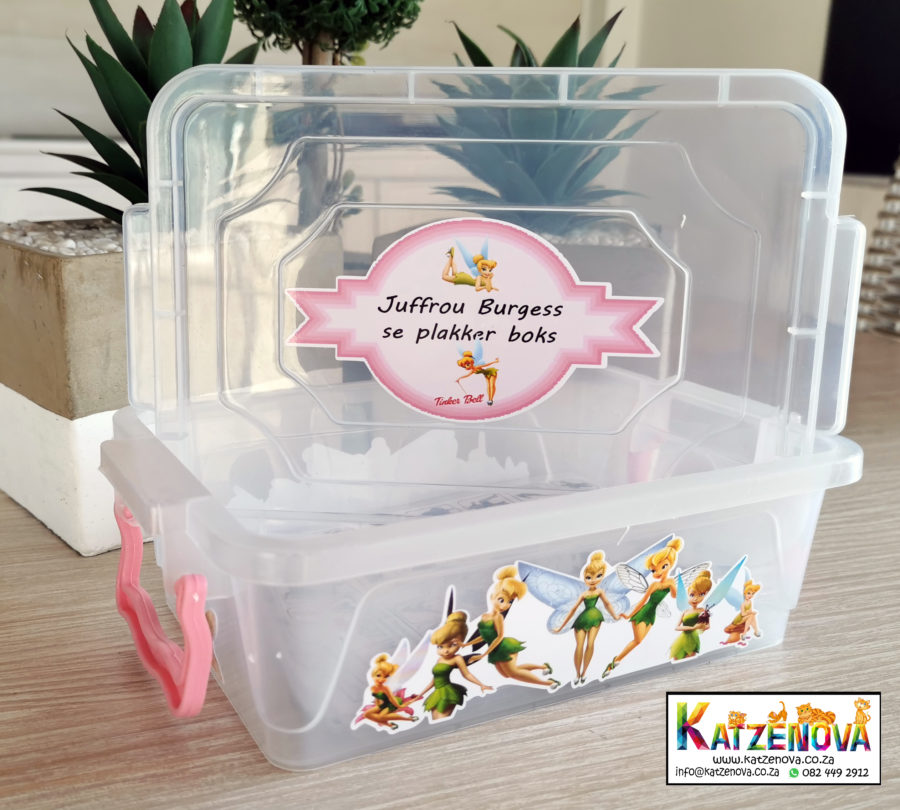 Tinkerbell sticker box