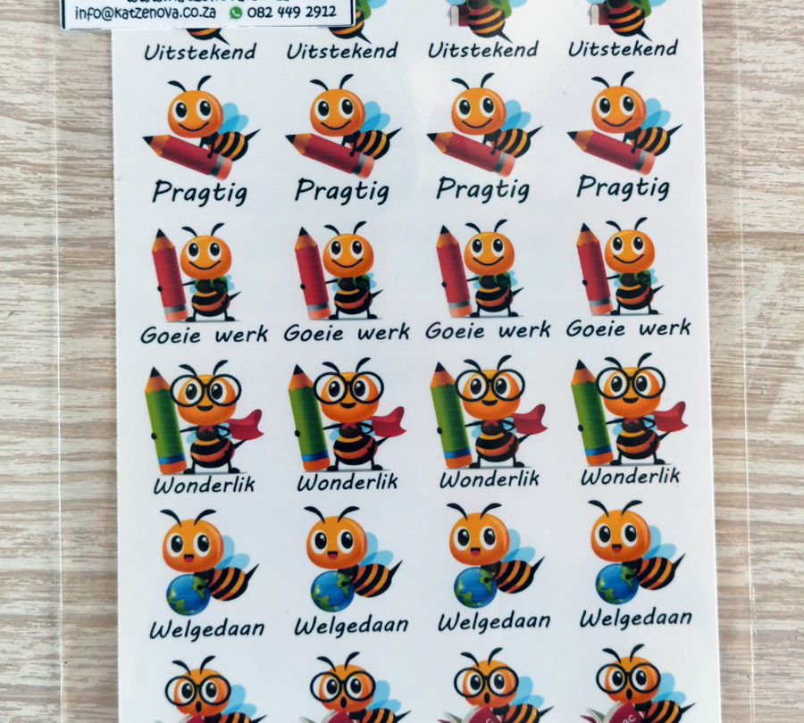 Bytjie motiverings plakkers