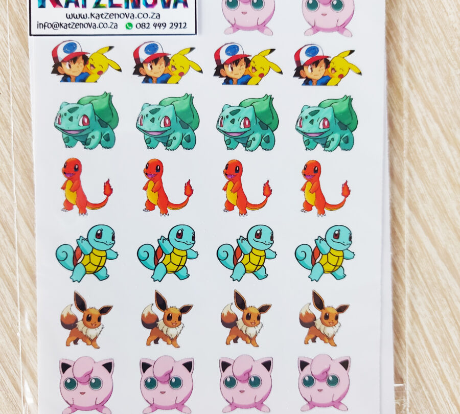 Pokemon stickers