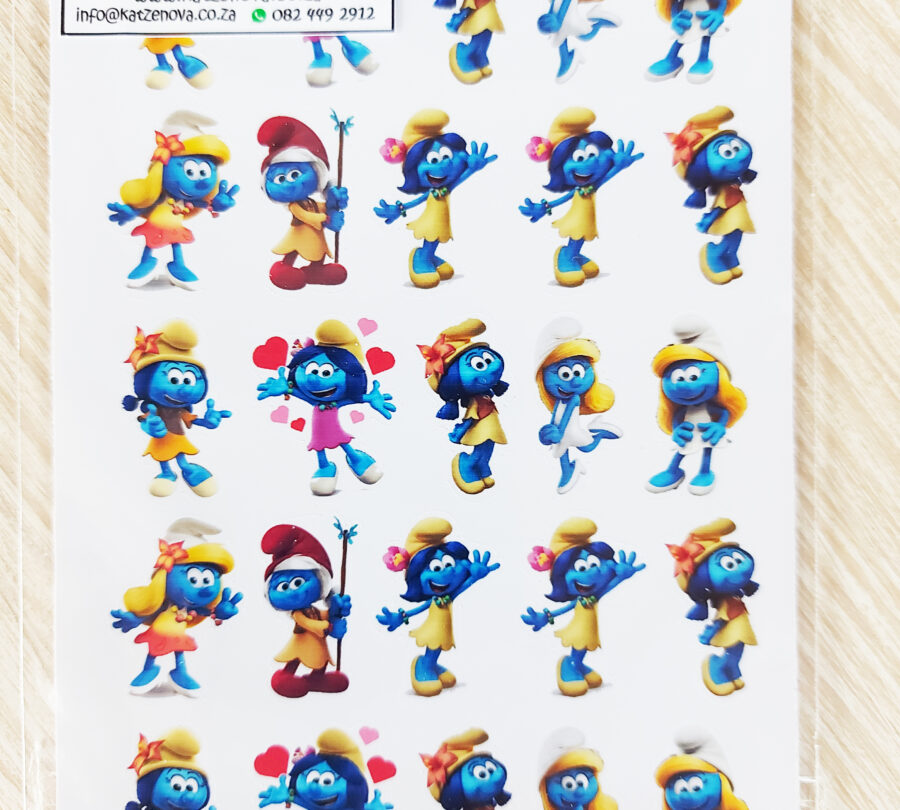 Smurf stickers