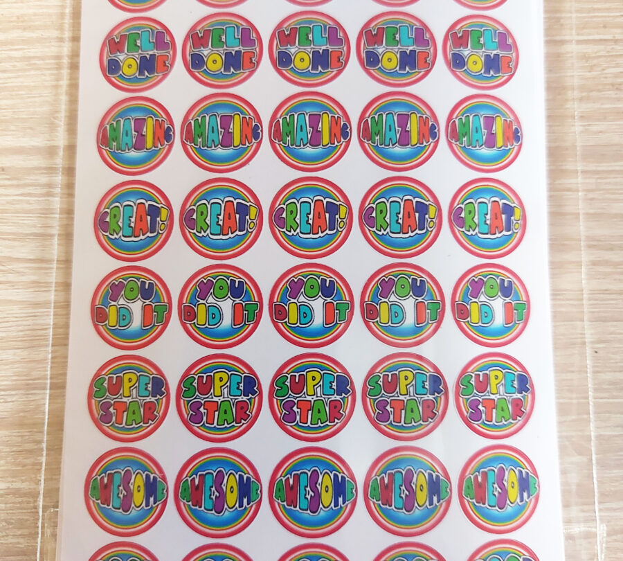 Cool super star stickers