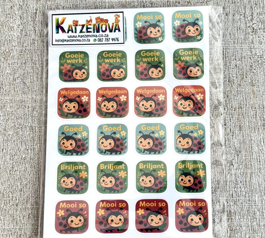 Ladybug 3 motiverings plakkers
