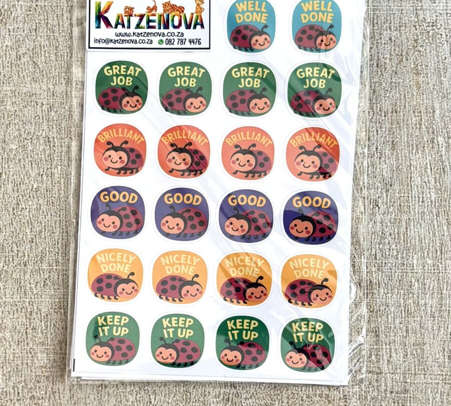 Ladybug 3 motivation stickers